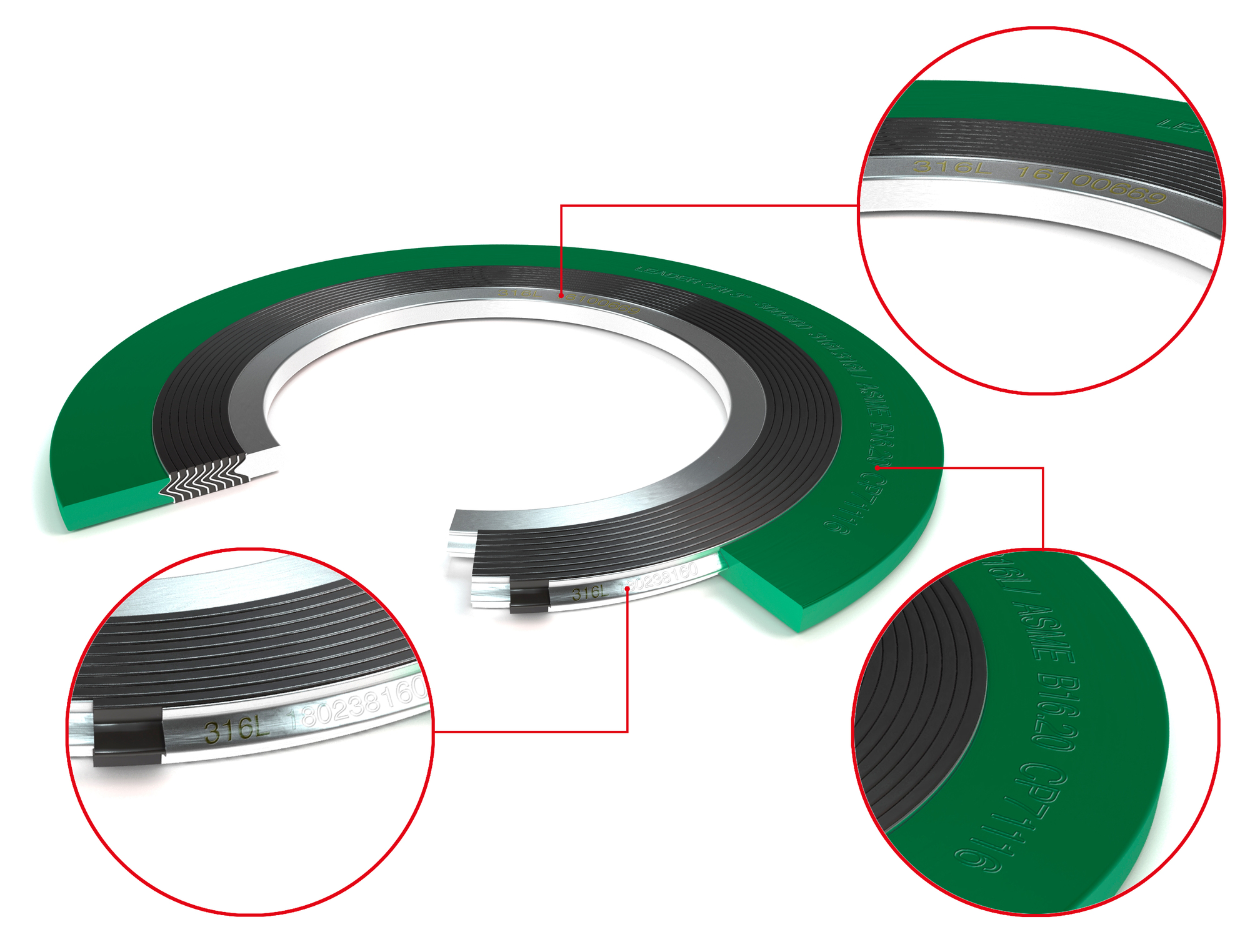 Spiral wound gaskets Header Spiral wound gaskets