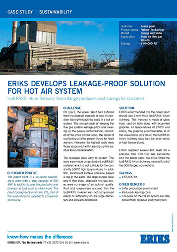 Case study Sustainable cost savings with seals for...